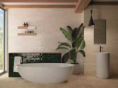 art deco look met tegels