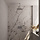 Chrome Carving thermostatische inbouw regendouche SET 54 - 30 cm douchekop, plafondarm, staaf handdouche, doucheslang en wandaansluitbocht