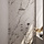 Chrome Edition thermostatische inbouw regendouche SET 10 met 30 cm douchekop en gebogen muurarm