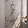 Brushed Carving thermostatische regendouche SET 04, 30 cm douchekop, 3-standen handdouche, RVS geborsteld