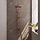 Copper Edition thermostatische regendouche SET 03 - 30 cm douchekop - koper geborsteld PVD