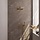 Goud geborstelde thermostatische inbouw regendouche SET 26 met 30 cm douchekop en handdouche