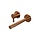Copper Edition inbouw wastafelmengkraan, rozetten E2 koper geborsteld