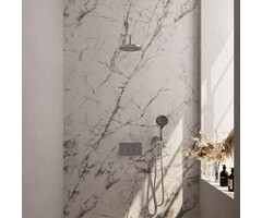 Brauer Chrome Carving thermostatische inbouw regendouche SET 57+ met 20 cm douchekop en 3-standen handdouche