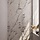 Chrome Carving thermostatische regendouche SET 15 met 20 cm douchekop en gebogen muurarm - incl. staaf handdouche, doucheslang en geïntegreerde glijstang chroom
