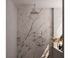 Brauer Chrome Edition Thermostatische Regendouche Set 06 - 30 cm Douchekop met Plafondarm en Handdouche