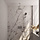 Chrome Edition inbouw regendouche SET 71 met drukknoppen, 3-standen handdouche en glijstang chroom