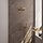 Gold Edition thermostatische inbouw regendouche SET met 30 cm douchekop en handdouche in goud geborsteld PVD