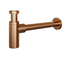 Brauer Design sifon koper geborsteld PVD - BRAUER