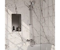 Brauer Brushed Carving opbouw baddouche thermostaatkraan SET 02