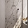 Chrome Carving thermostatische inbouw regendouche set met 30 cm douchekop en gebogen muurarm