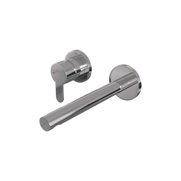 Brauer Chrome Edition inbouw wastafelmengkraan met rechte uitloop en rozetten model D2