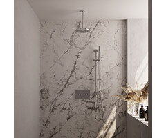 Brauer Chrome Carving thermostatische inbouw regendouche met drukknoppen SET 65