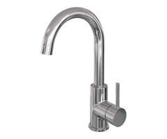 Brauer Chrome Edition hoge opbouw wastafelmengkraan met ronde draaibare uitloop