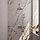 Chrome Carving thermostatische inbouw regendouche set met 30 cm douchekop en staaf handdouche