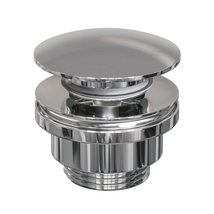 Brauer Klikwaste chroom - Stijlvolle en praktische afvoerplug