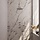 Chrome Edition inbouw regendouche set - 30 cm douchekop, rechte muurarm, staaf handdouche, doucheslang en wandaansluitbocht chroom