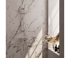 Brauer Chrome Edition douchethermostaatkraan - SET 01 incl. glijstang, handdouche en doucheslang