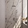 Chrome Carving Thermostatische Inbouw Regendouche 3-Weg Omstelling Set 40 met 30 cm Douchekop en Gebogen Muurarm