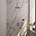 Chrome Carving thermostatische inbouw regendouche set 34 - 3-weg omstelling - 30 cm douchekop - gebogen muurarm - 3-standen handdouche - doucheslang - wandaansluitbocht chroom