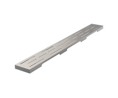 Brauer Los standaard rooster 7x60 in RVS geborstelde uitvoering