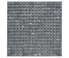 The Mosaic Factory Mozaiek Natural Stone Marmer Nero Anticato 1,5x1,5