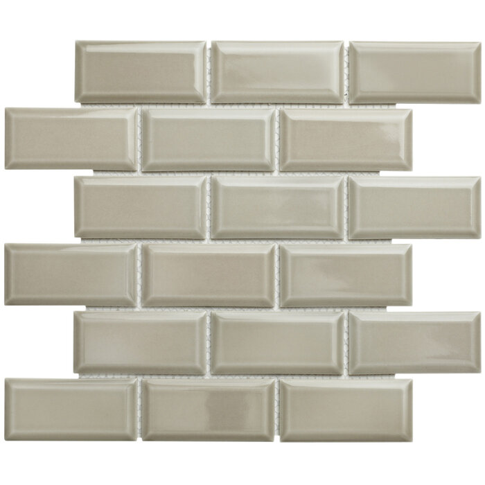 The Mosaic Factory Mozaiek Paris Metro Licht Grijs 4,5x9,5