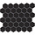 Mozaiek Barcelona Hexagon Zwart 5,1x5,9