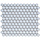 Mozaiek Barcelona Hexagon Zacht Blauw  2,3x2,6