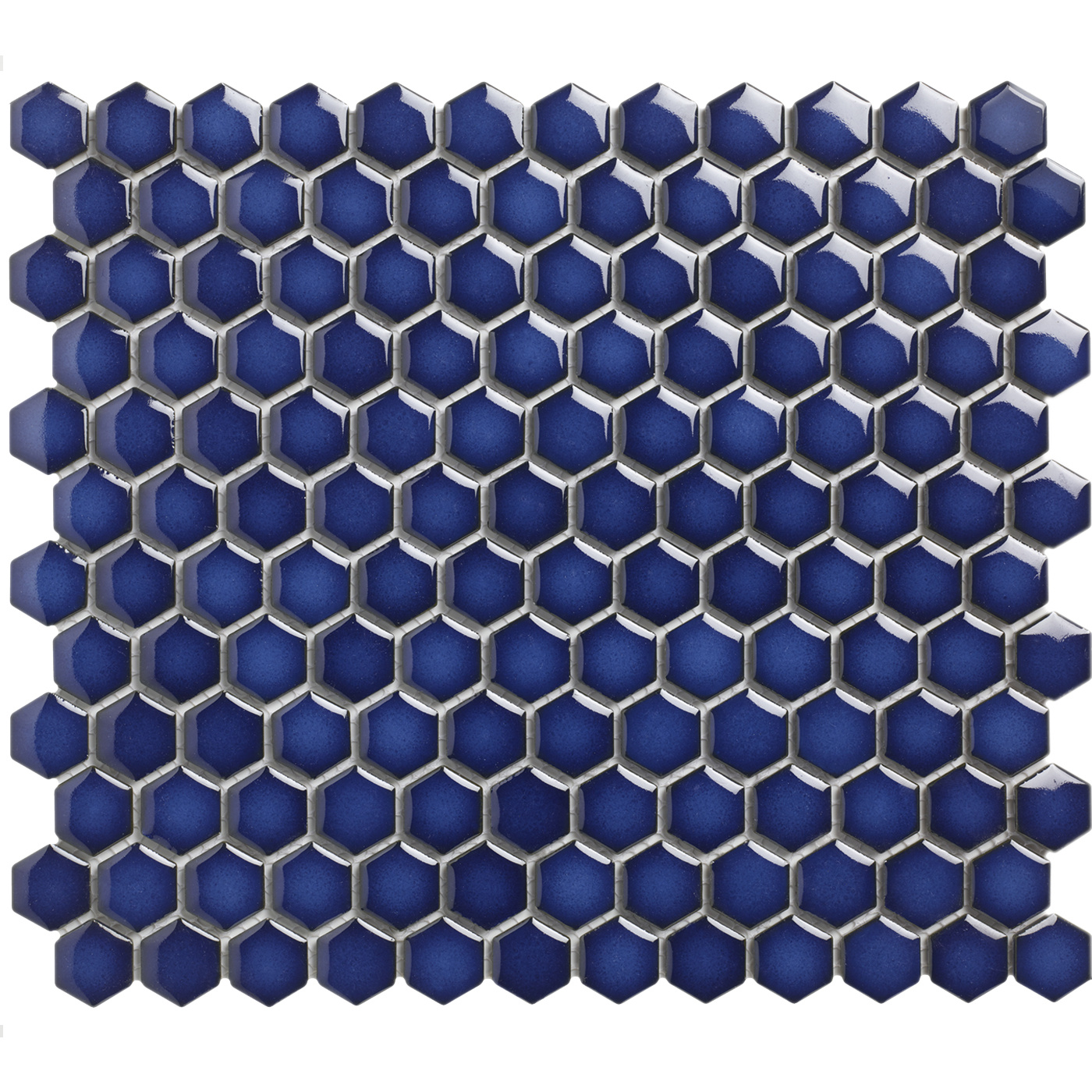 Mozaiek Barcelona Hexagon Cobalt Blauw 2,3x2,6