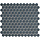 Mozaiek Hexagon Mat Navy Blauw 2,3x2,6