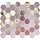 Mozaiek Valencia Hexagon Roze 4,3x5,0