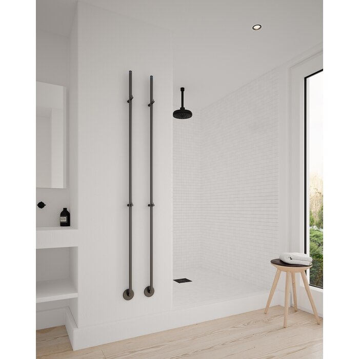 Instamat Jay, elektrische handdoekwarmer gepolijst RVS