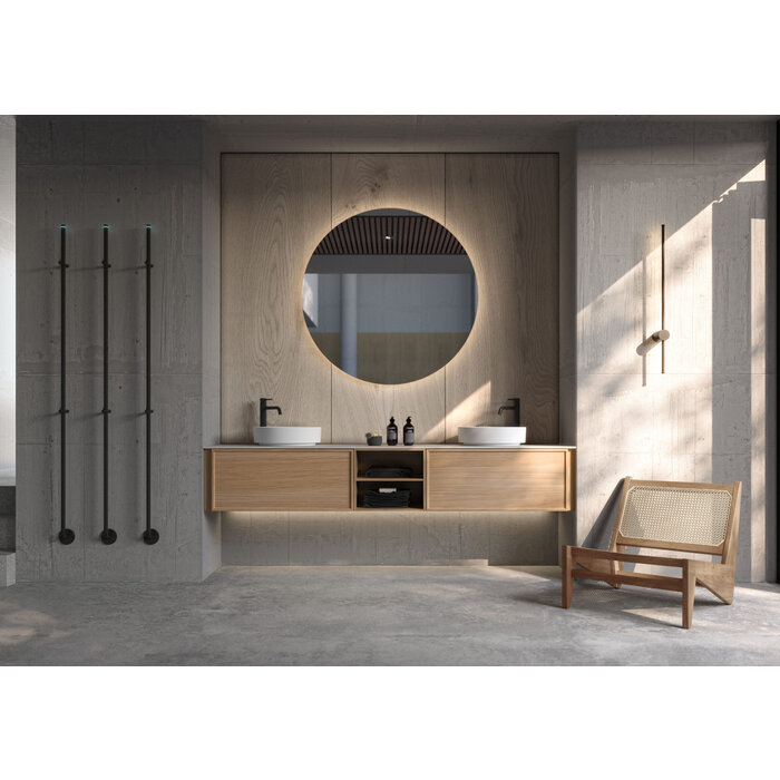 Instamat Jay, elektrische handdoekwarmer gepolijst RVS