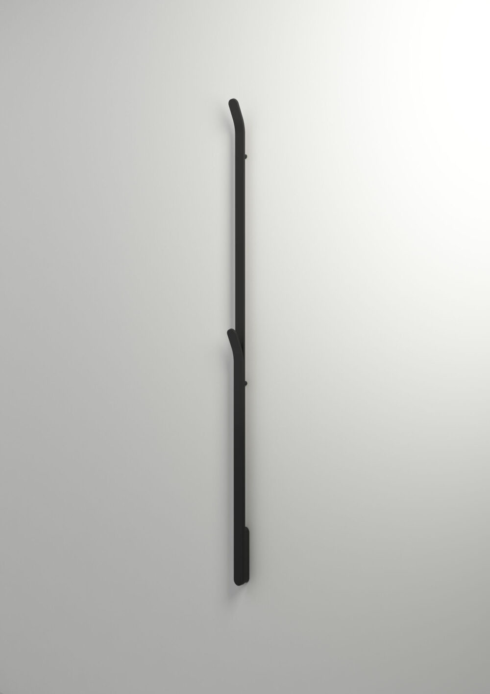 Instamat Arc, elektrische handdoekwarmer Soft wit / Soft zwart