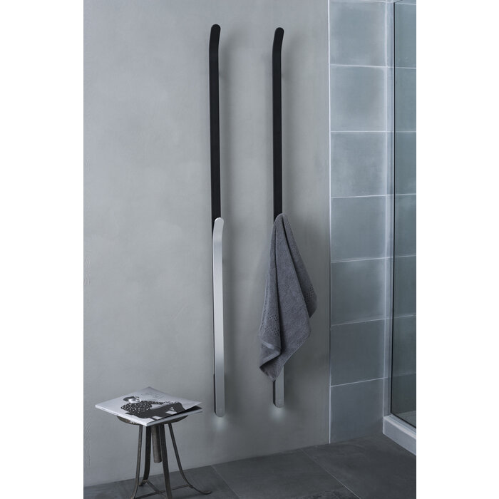 Instamat Arc, elektrische handdoekwarmer Soft wit / Gepolijst