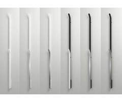 Instamat Arc, elektrische handdoekwarmer Soft wit / Gepolijst