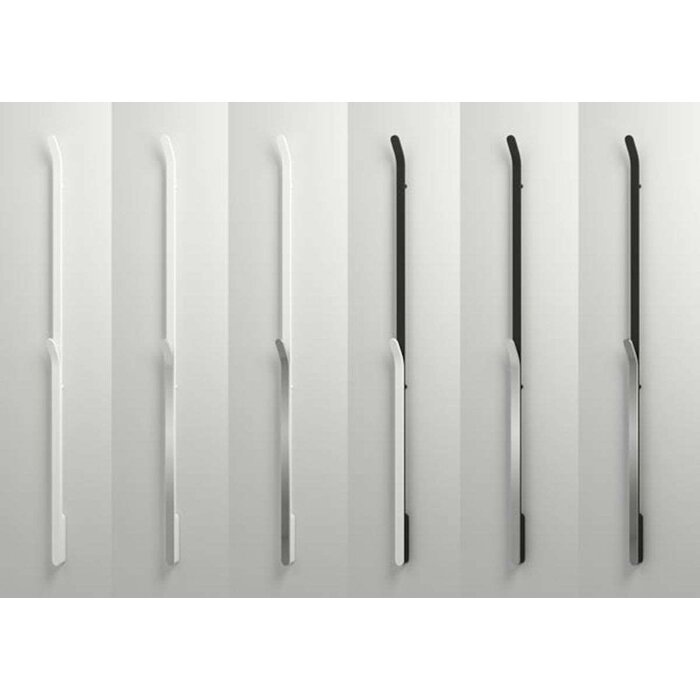 Instamat Arc, elektrische handdoekwarmer Soft wit / Geborsteld