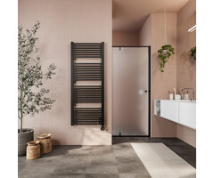 Instamat Rim, ELEKTRISCH, afm. H 1700 x L 500 mm, incl. wandconsoles, standaard wit