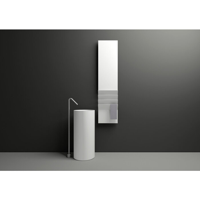 Instamat Flaps, ELEKTRISCH, afm. H 1710 x L 350mm, Flaps aan onderzijde, standaard wit