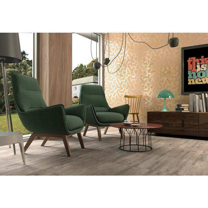 The Mosaic Factory Mozaiek Valencia Hexagon Mosterd 4,3x5,0