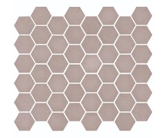 The Mosaic Factory Mozaiek Valencia Hexagon Roze Mat 4,3x5,0