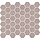 Mozaiek Valencia Hexagon Roze Mat 4,3x5,0