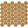 Mozaiek Valencia Hexagon Mustard 4,3x5,0