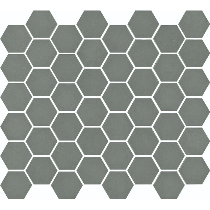 The Mosaic Factory Mozaiek Valencia Hexagon Khaki Mat 4,3x5,0