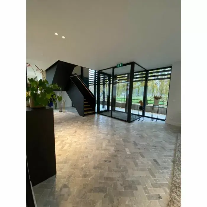 Silver travertin Apulia grigio anticato 7,5x20x1