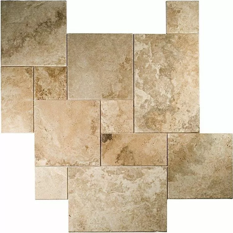 Travertin Multicolour, Apulia Scabas anticato romaans verband