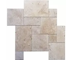 Classic travertin Apulia ivory anticato romaans verband 3cm