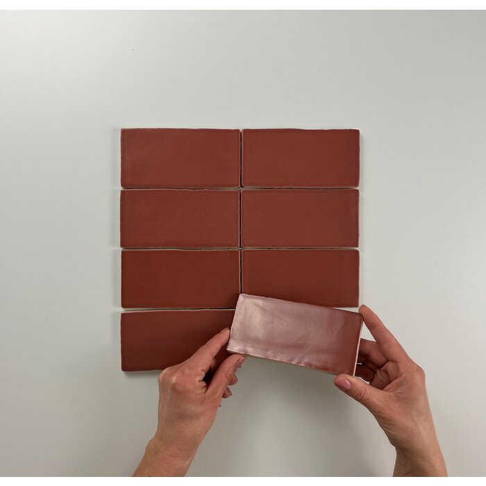 Cifre Cerámica Atlas Garnet Mate 7.5x15