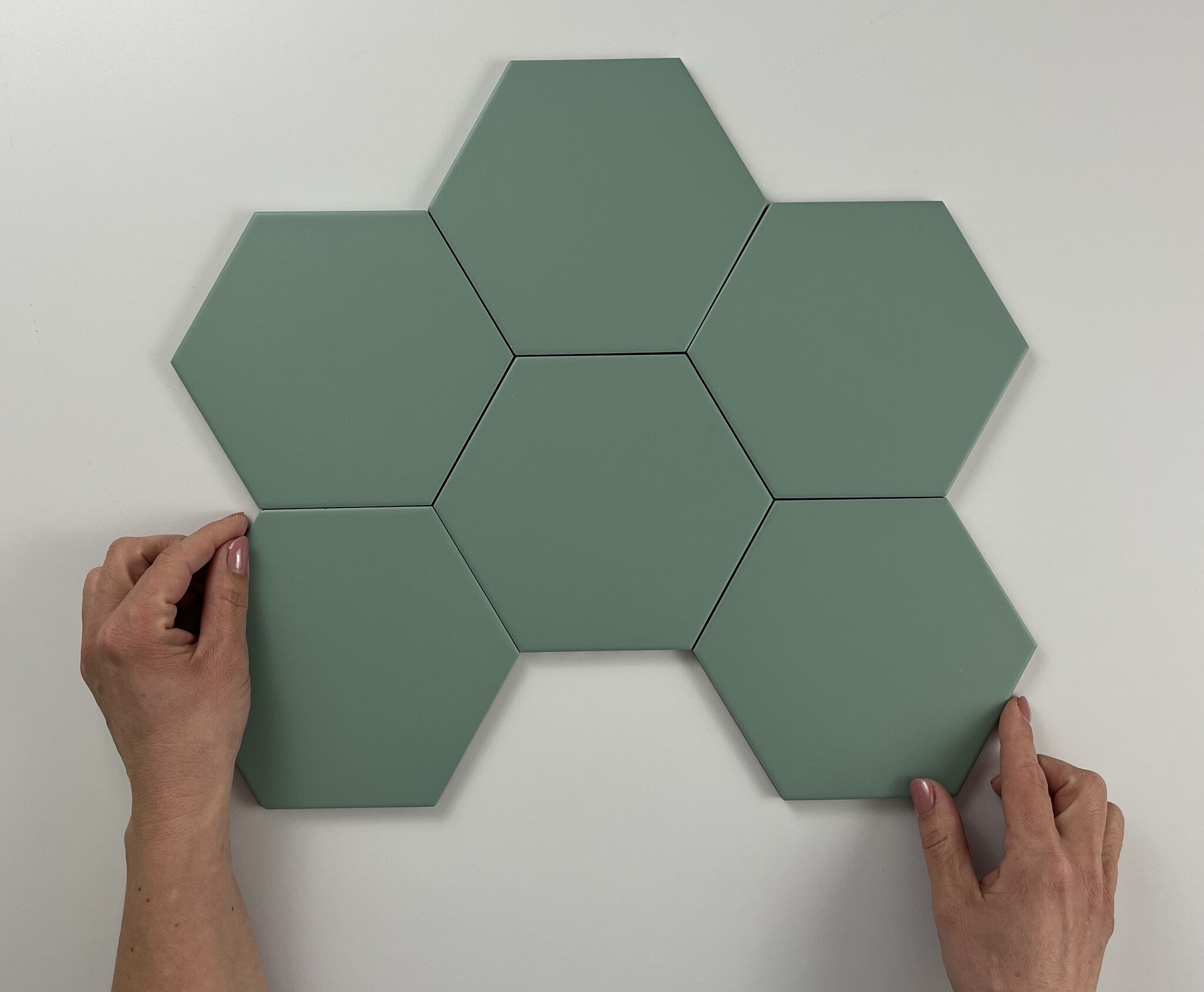 Cifre Cerámica Hexagon Timeless Jade mat 15x17